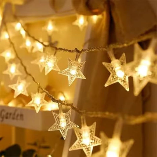 Mini Star Fairy String Lights 3M Warm White LED (Pack of 1)