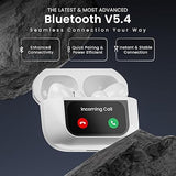 Smart Touchscreen Bluetooth 5.4 Earbuds with ANC Noise Cancellation, ENC HD Calls, Full-Color Display Case, Type-C Fast Charging, Music & Touch Control Wireless in-Ear Headphones