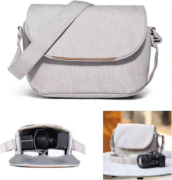 Portable Waterproof Compatible Small Padded DSLR Camera Case Professional Travel