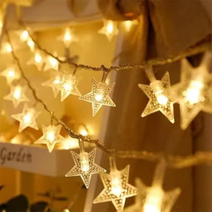 Mini Star Fairy String Lights 3M Warm White LED (Pack of 1)