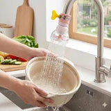Kitchen Flexible Anti Splash Water Saving Movable Sink Faucet