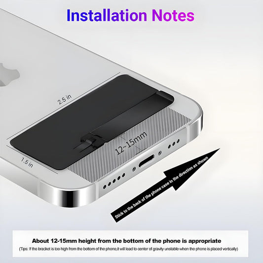 Adjustable Mini Alloy Phone Kickstand Portable Foldable Phone Stand